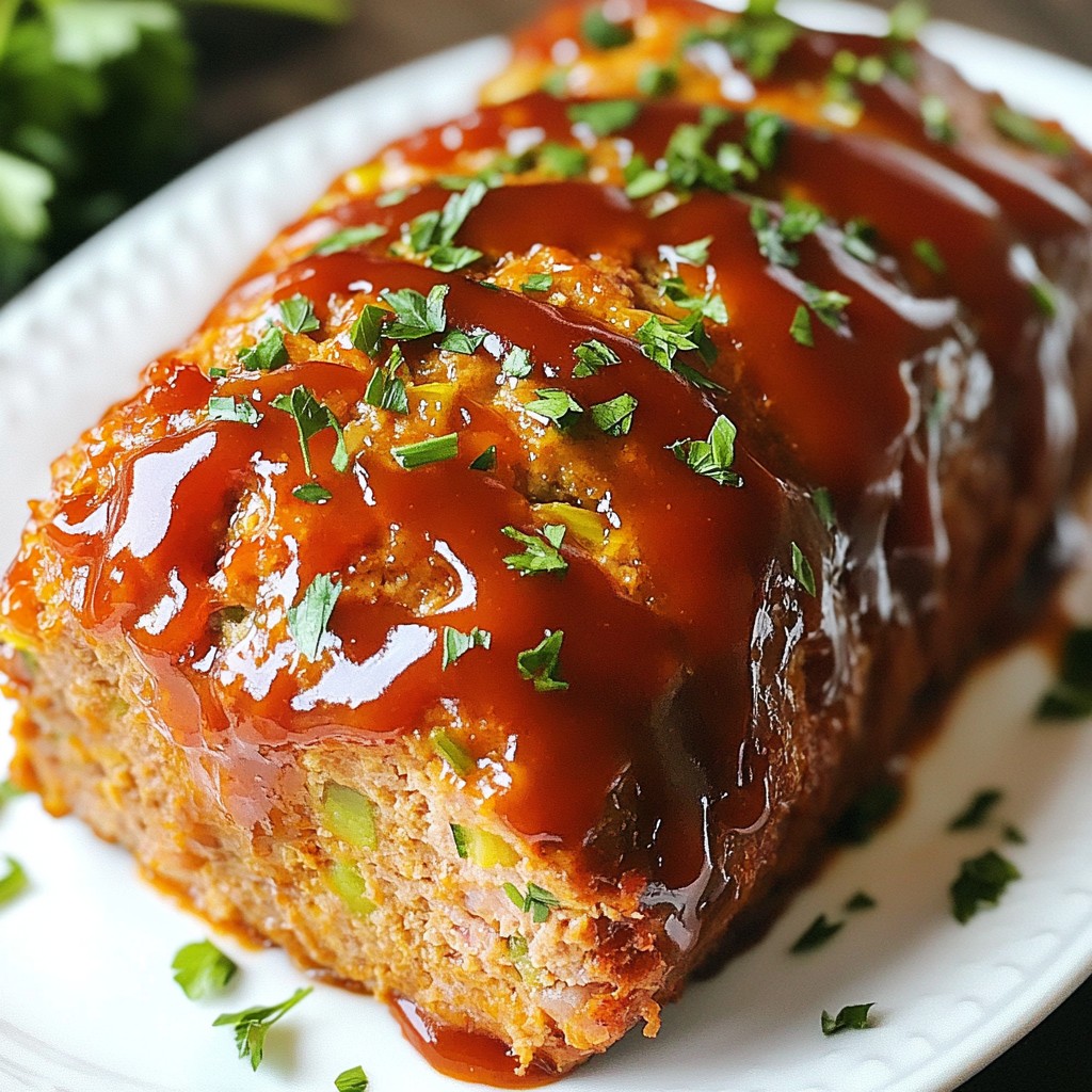 Simple Slow Cooker BBQ Turkey Meatloaf Recipe Delight