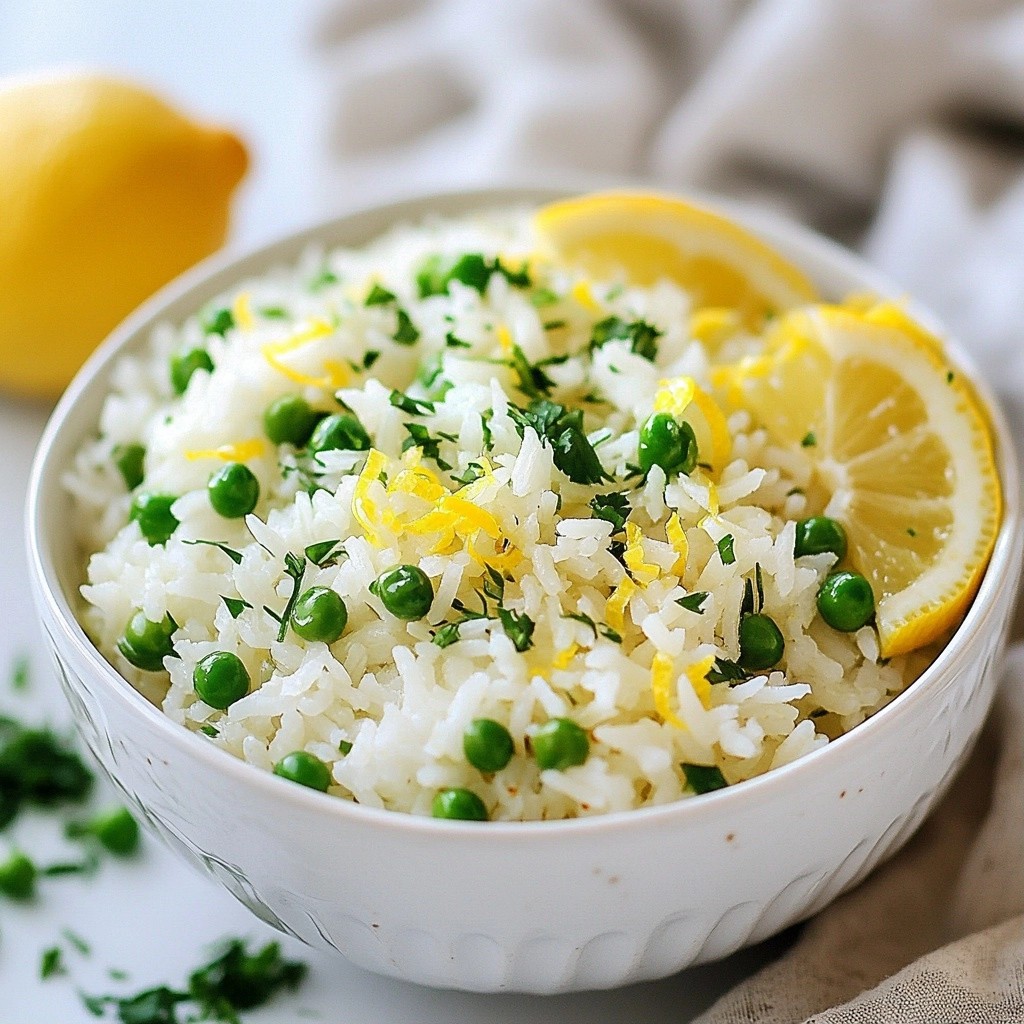 Savory Slow Cooker Lemon Herb Rice Pilaf Recipe
