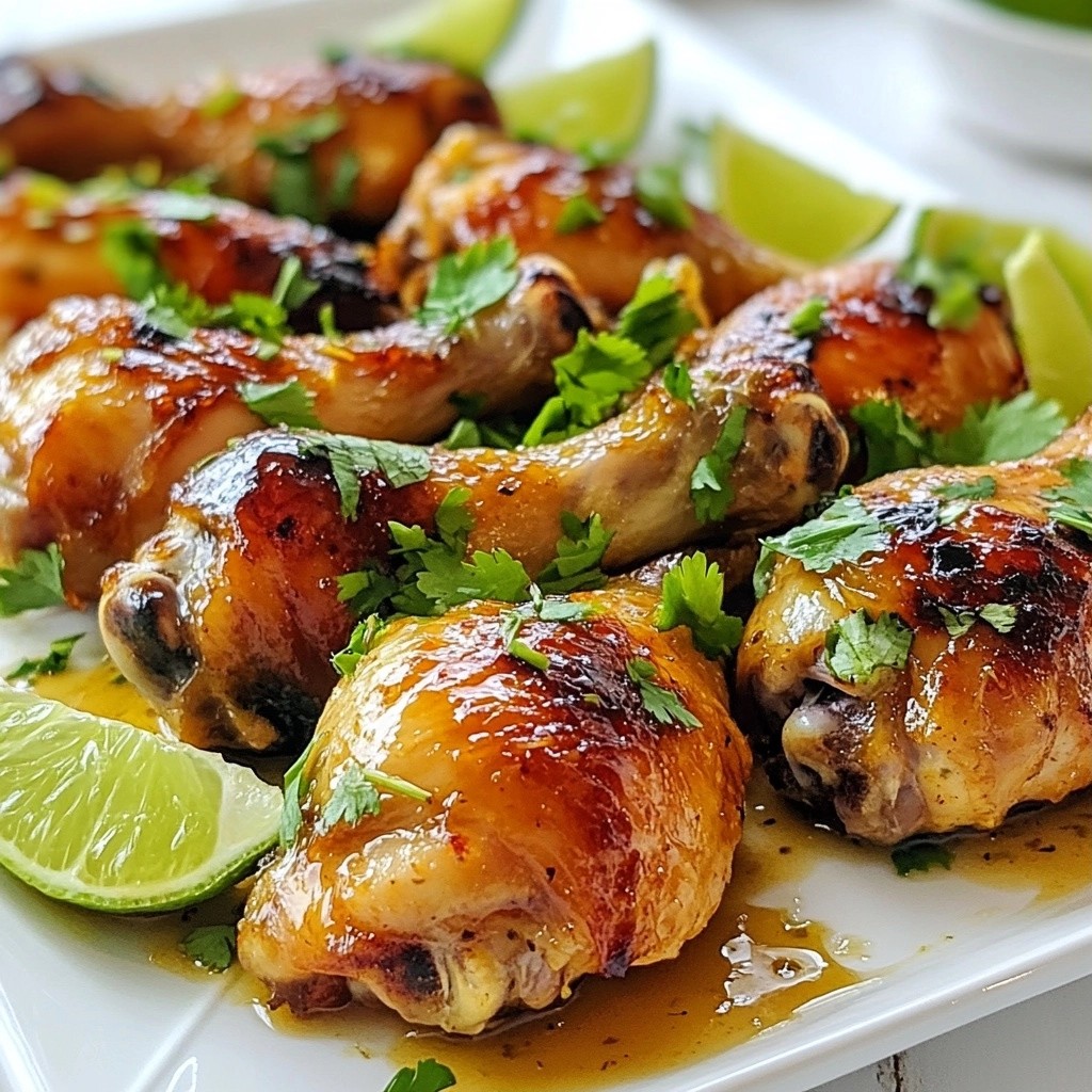 Quick Crockpot Honey Lime Chicken Drumsticks Recipe