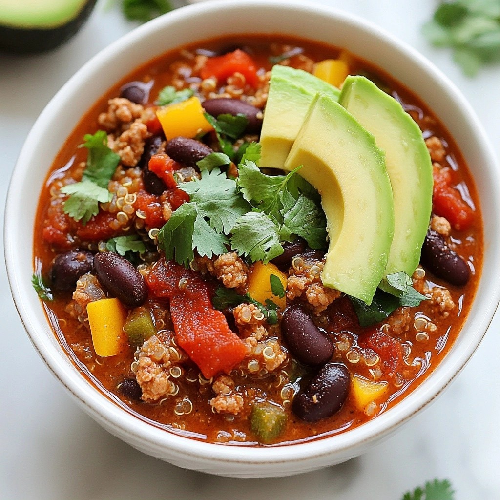 Hearty Slow Cooker Turkey and Quinoa Chili Recipe
