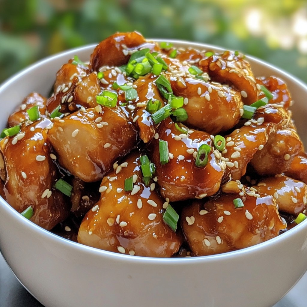 Quick Slow Cooker Honey Garlic Chicken Delightful Meal