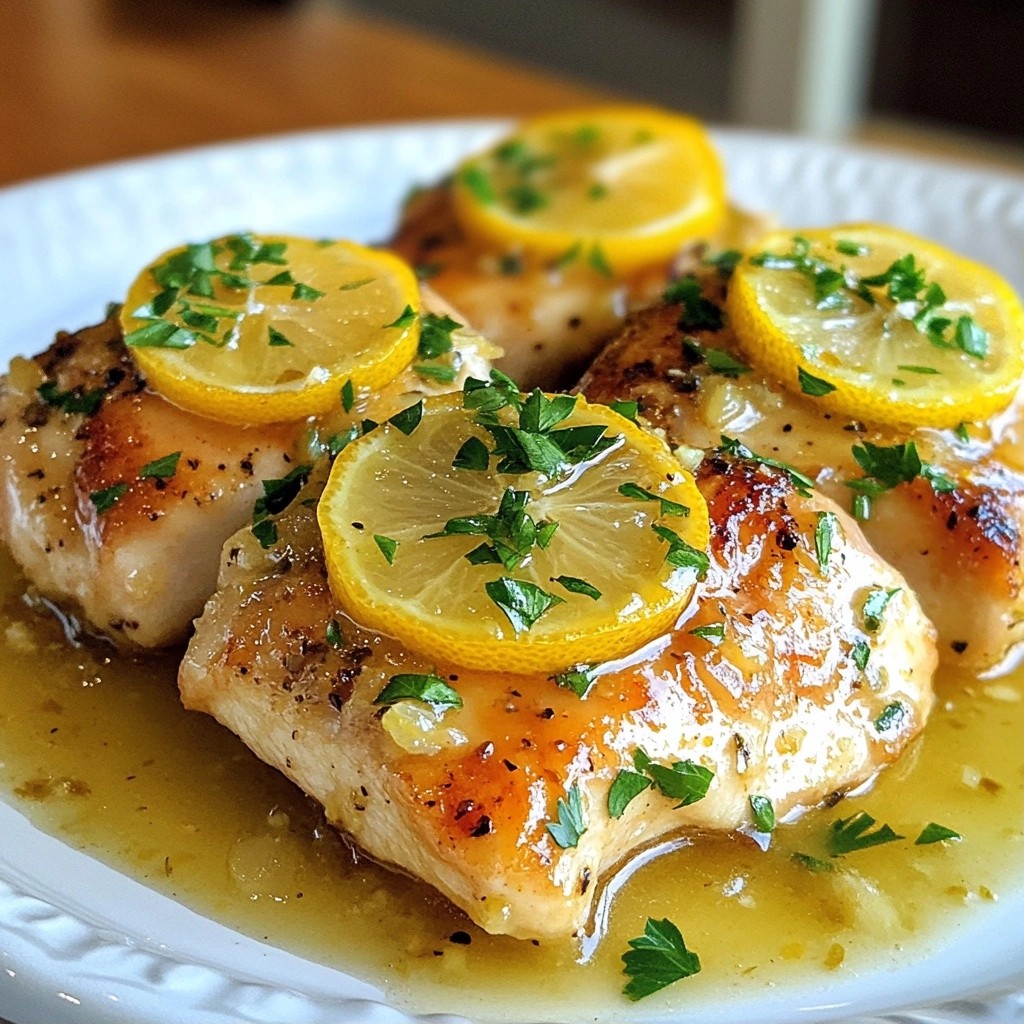 Quick Crockpot Garlic Lemon Chicken Delicious Dinner