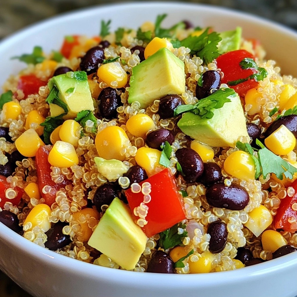 Crockpot Meal Prep Southwest Quinoa Salad Delight