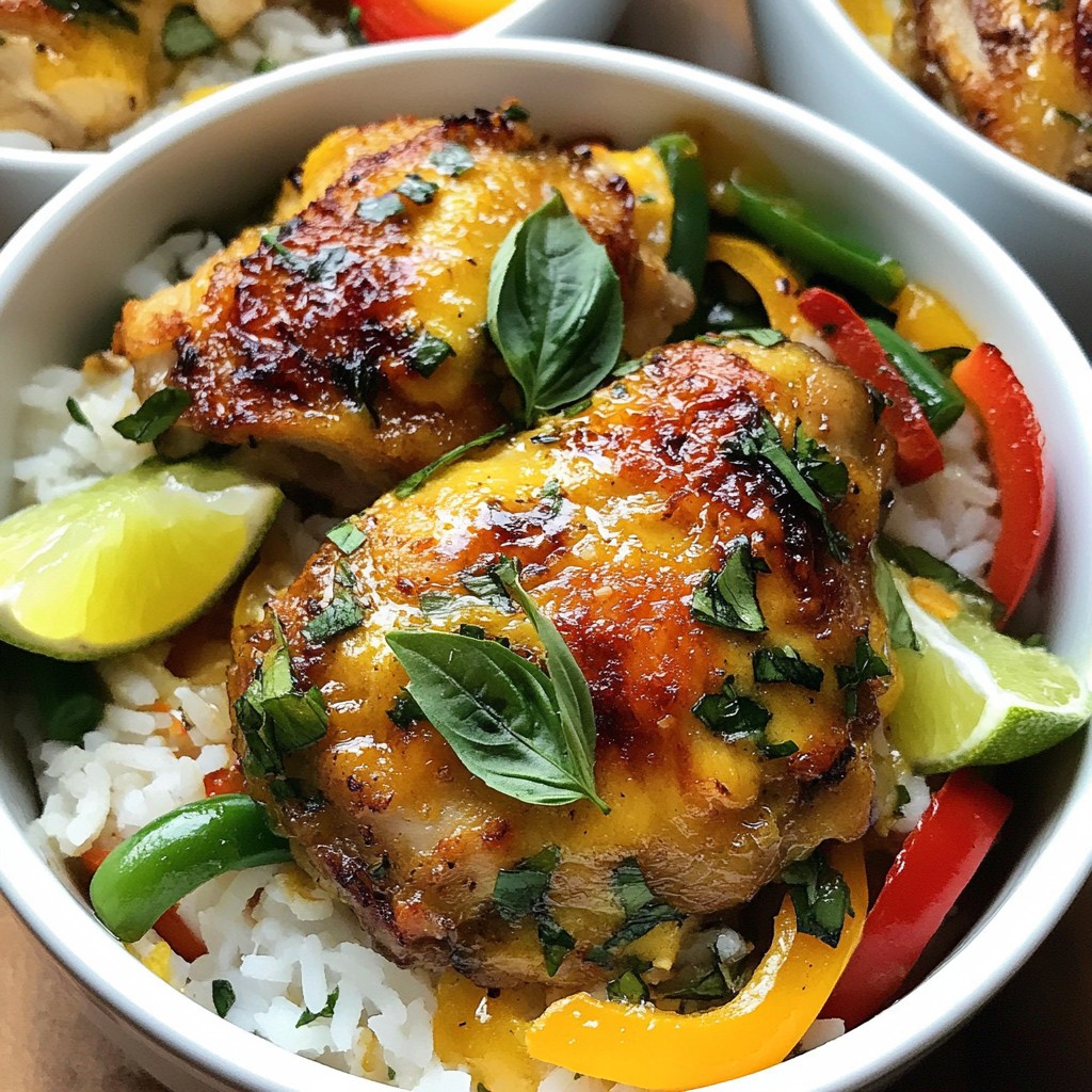 Fragrant slow cooker Basil Chicken and Rice Delight