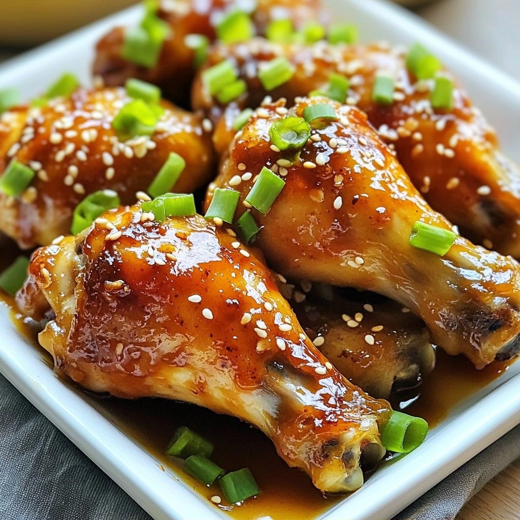 Tender Slow Cooker Honey Garlic Drumsticks Recipe
