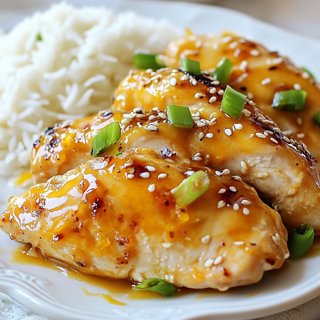 Zesty Crockpot Orange Ginger Chicken Breasts Delight