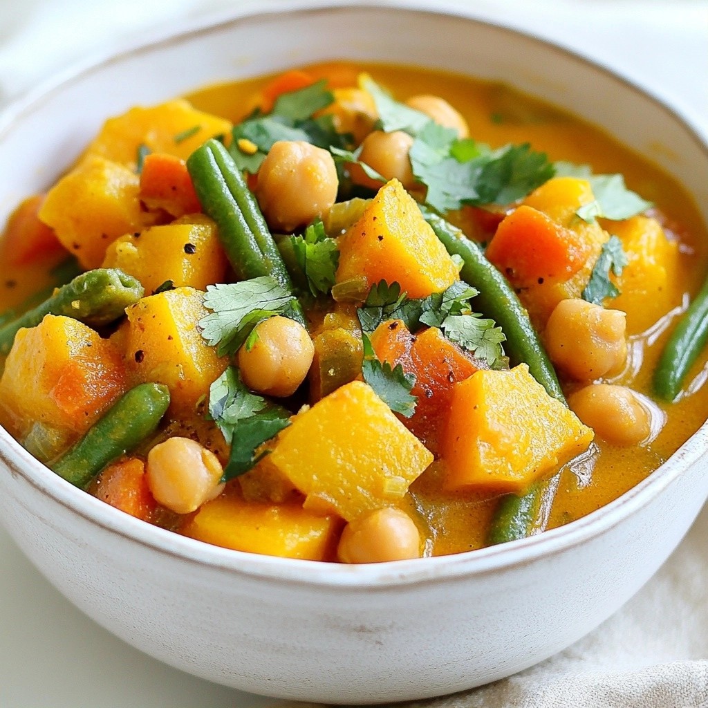 Hearty Slow Cooker Vegetable Curry Stew Delight