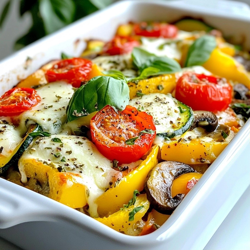 Crockpot Meal Prep Italian Vegetable Casserole Delight