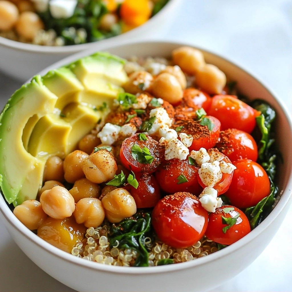 Crockpot Meal Prep Savory Spinach Quinoa Bowls Delight