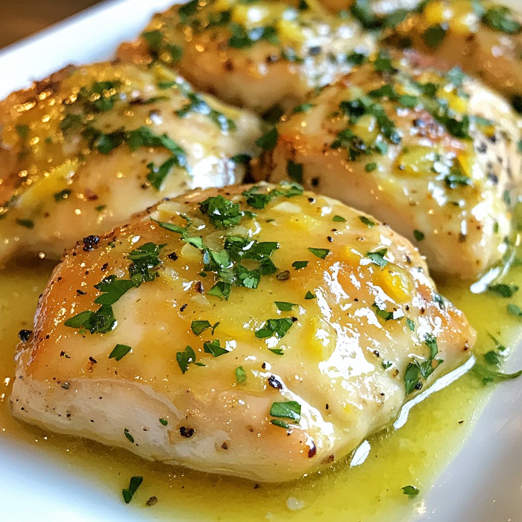 Zesty Crockpot Lemon Garlic Chicken Breasts Recipe