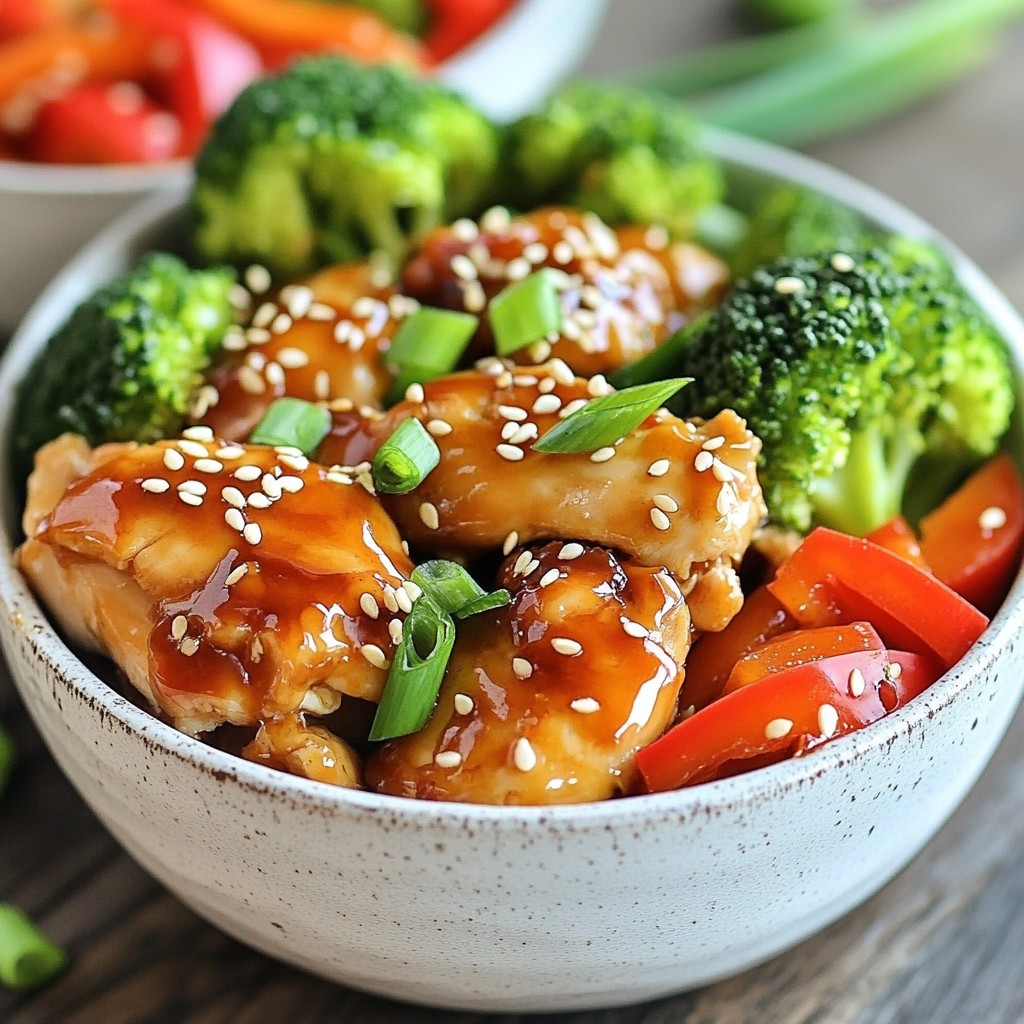 Fast Crockpot Teriyaki Chicken Delightfully Simple Meal