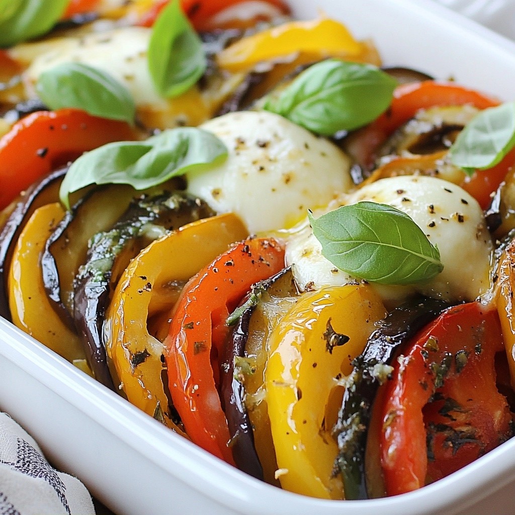 Crockpot Meal Prep Ratatouille Casserole Delight