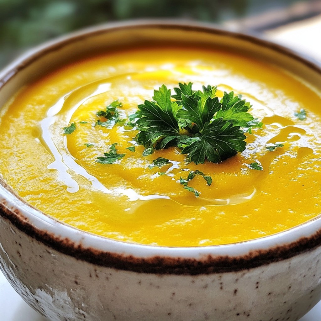 Healthy Crockpot Butternut Squash Soup Recipe