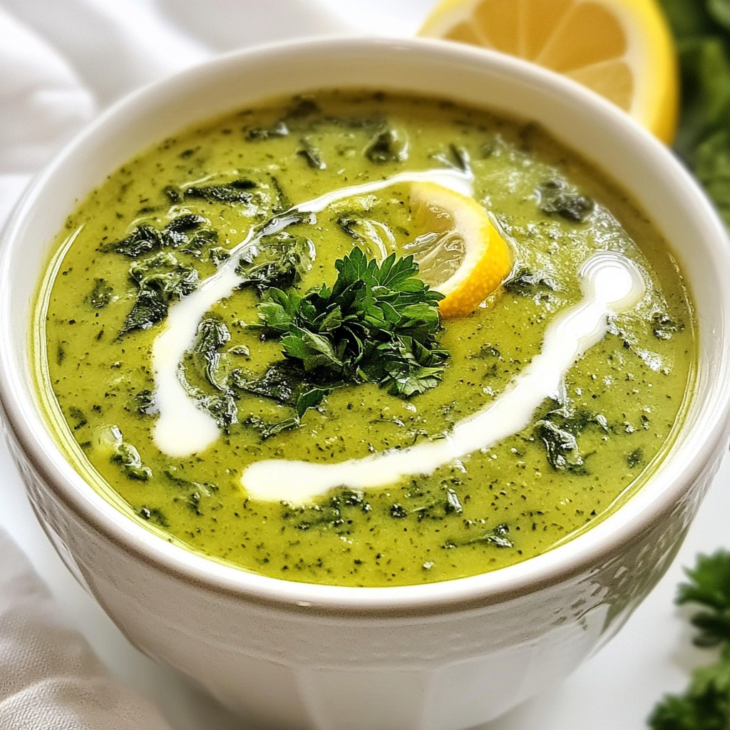 Healthy Crockpot Spinach and Artichoke Soup Recipe