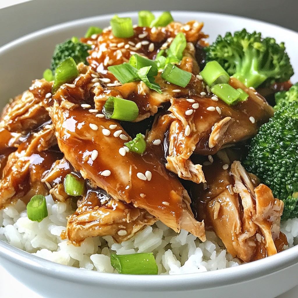 Fast Crockpot Teriyaki Chicken Easy Dinner Recipe
