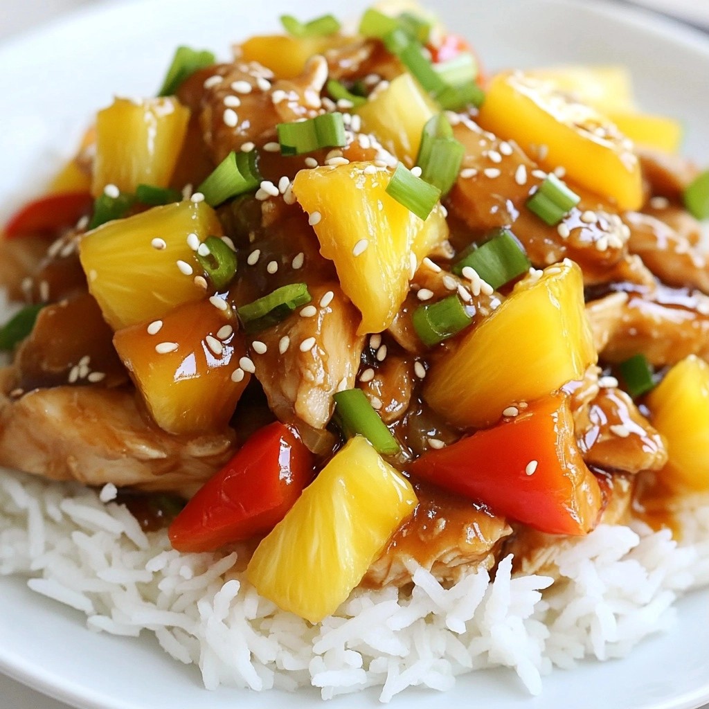 Quick Crockpot Pineapple Ginger Chicken Flavor Boost