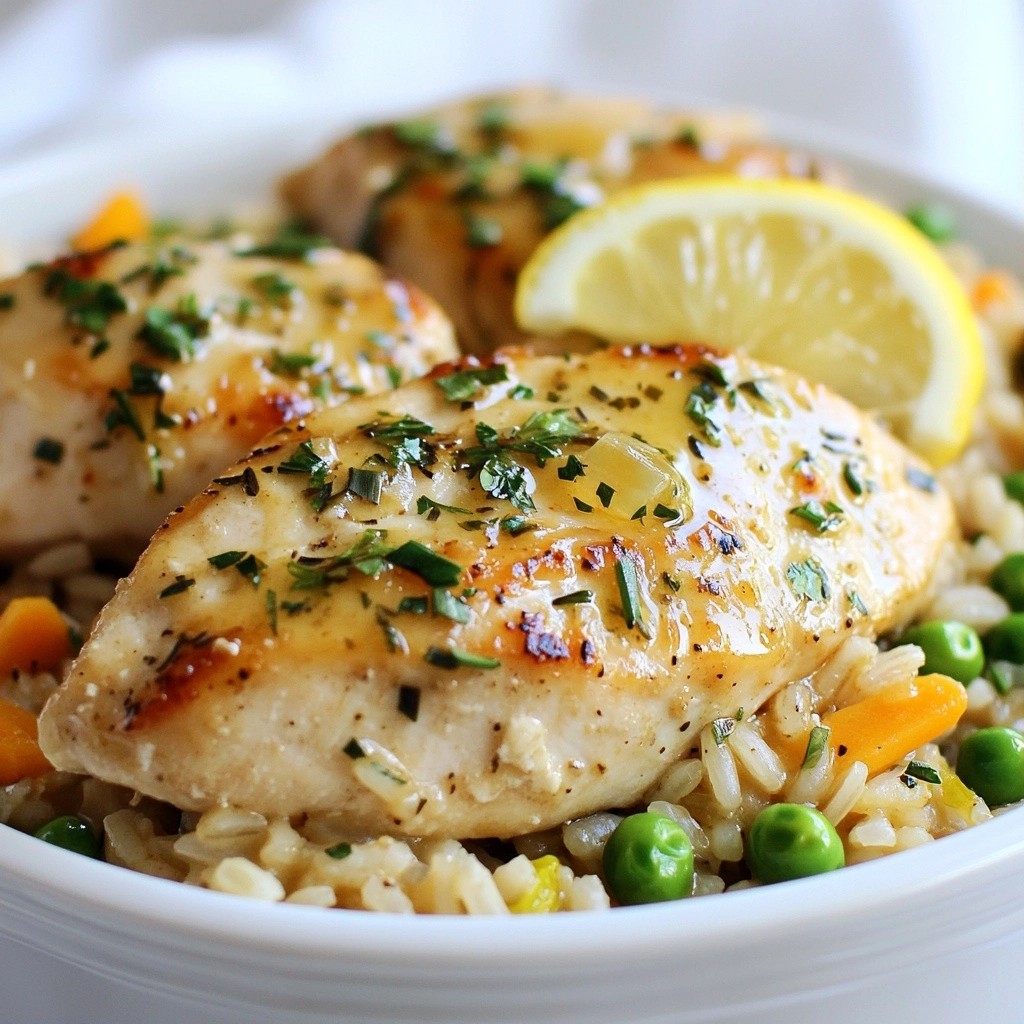 Crockpot Meal Prep Herb Chicken and Rice Delight
