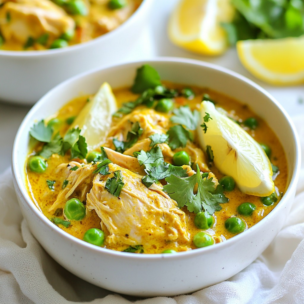Quick Crockpot Lemon Herb Chicken Curry Recipe Delight