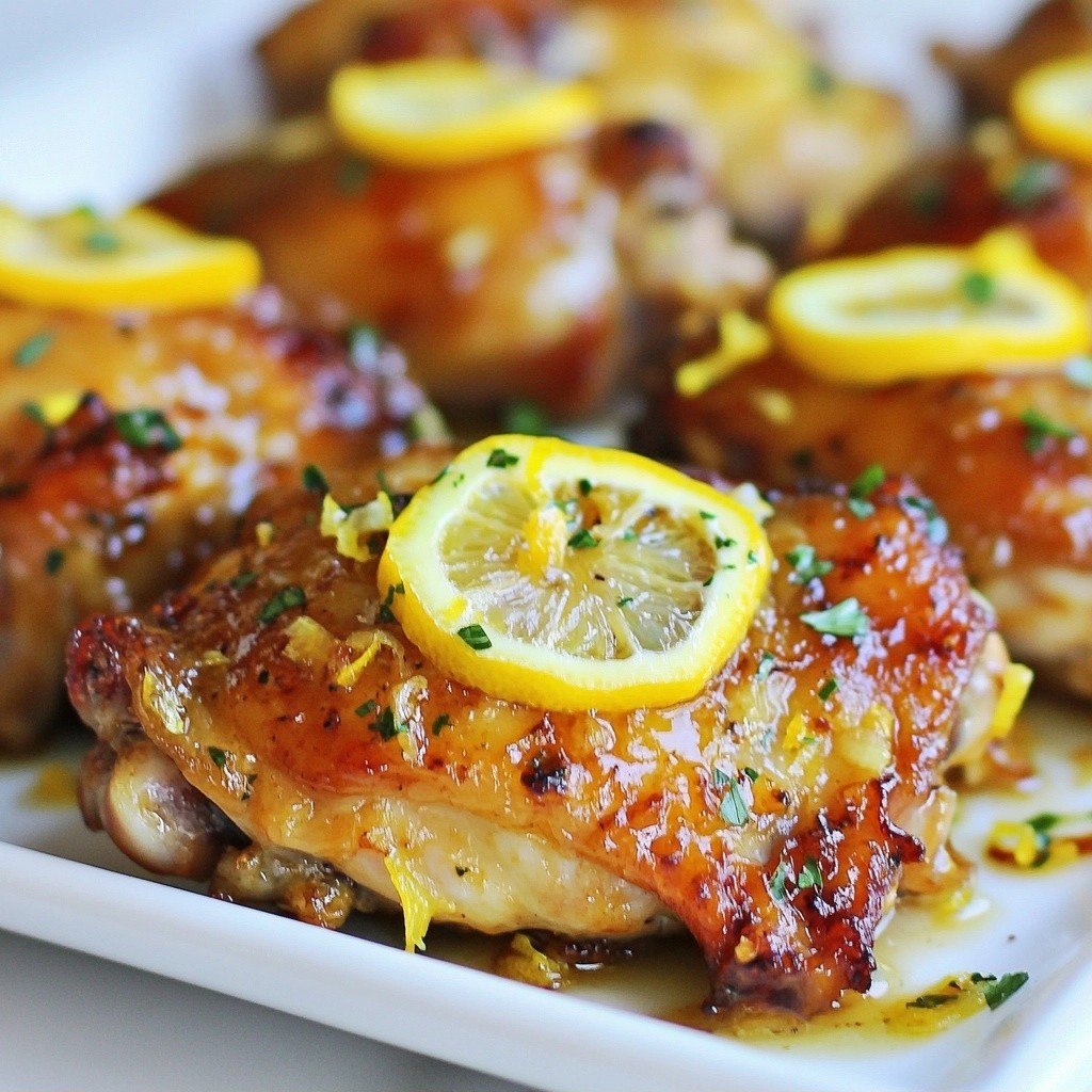 Zesty Crockpot Lemon Ginger Chicken Thighs Recipe