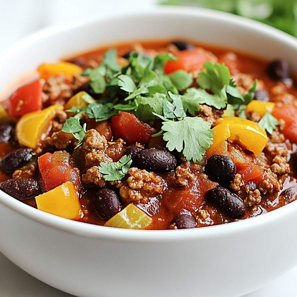 Crockpot Meal Prep Chili Con Carne Simple and Quick