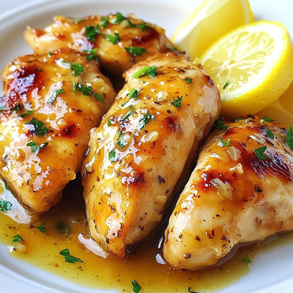 Zesty crockpot Lemon Garlic Chicken Breasts Delight